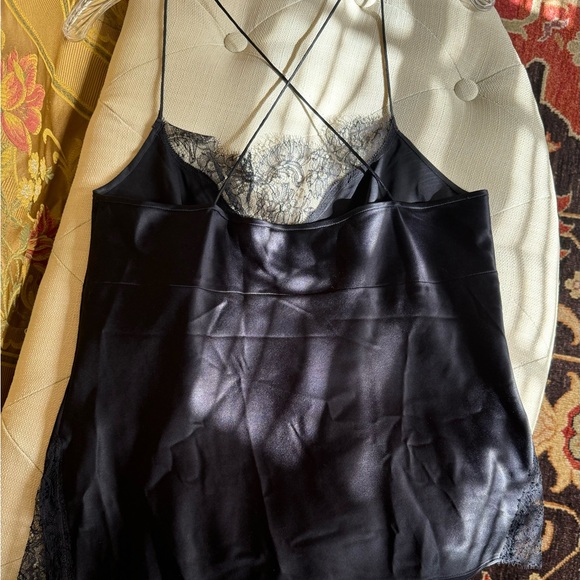 DKNY Dark Navy Silk Camisole - Picture 3 of 5